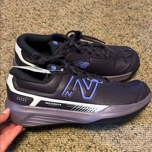 New Balance Purple and White Athletic Shoes